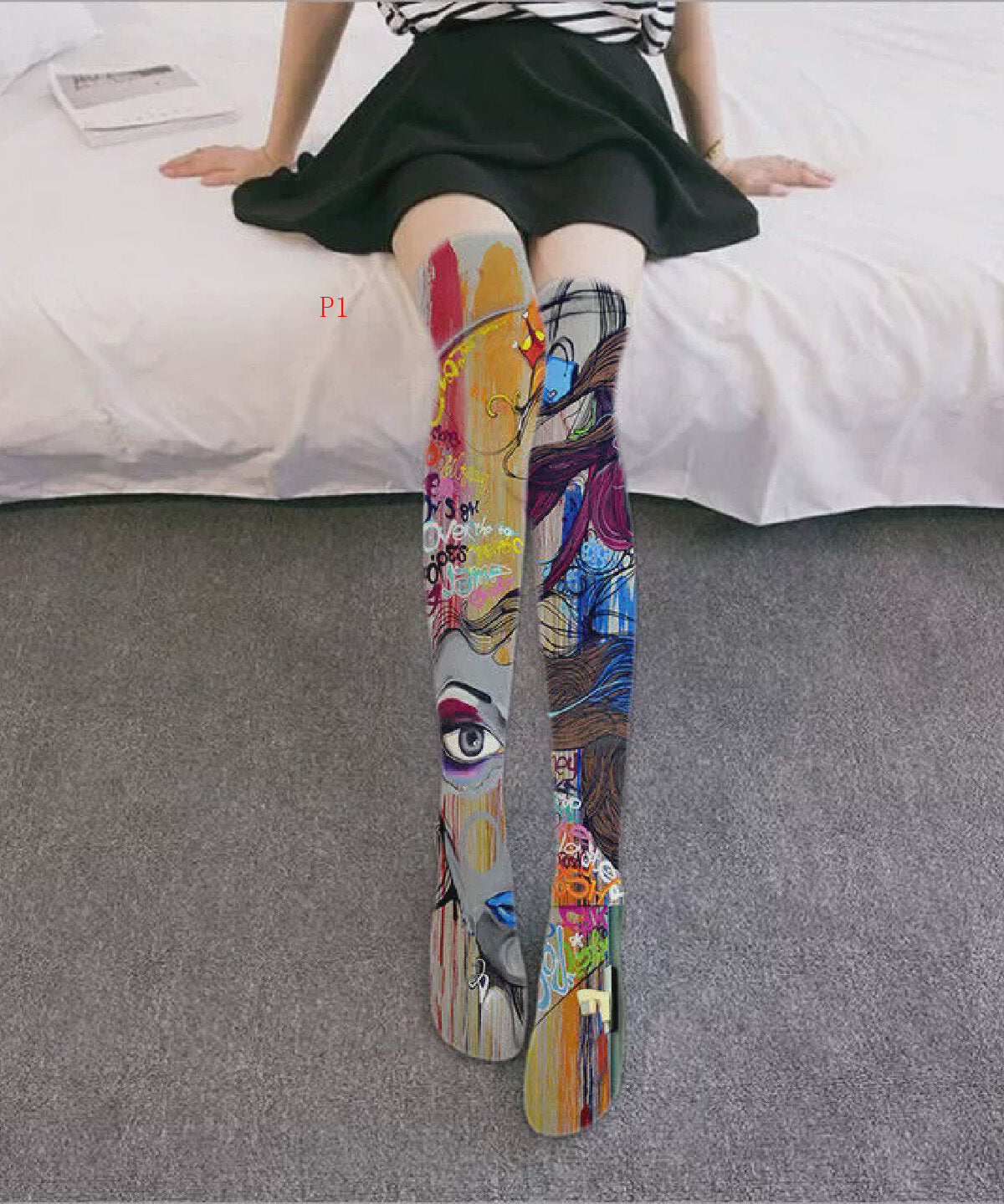 2026 Korean Cute Anti Slip Knee High Socks Long Tube Socks