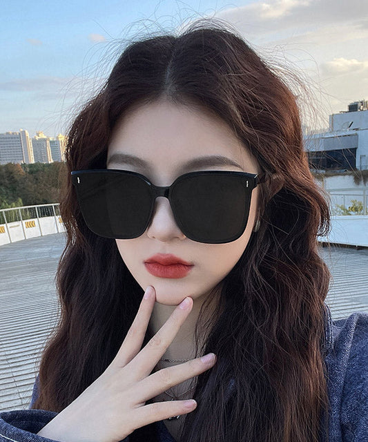 2026 New Black Resin UV Protection Sunglasses