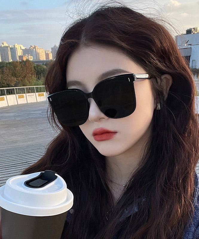 2026 New Black Resin UV Protection Sunglasses