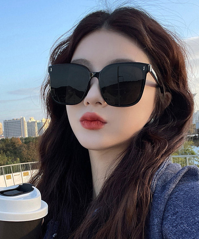 2026 New Black Resin UV Protection Sunglasses