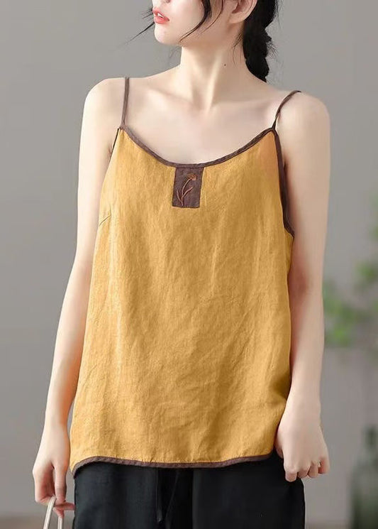 2026 New Red Cotton Spaghetti Strap Top Summer