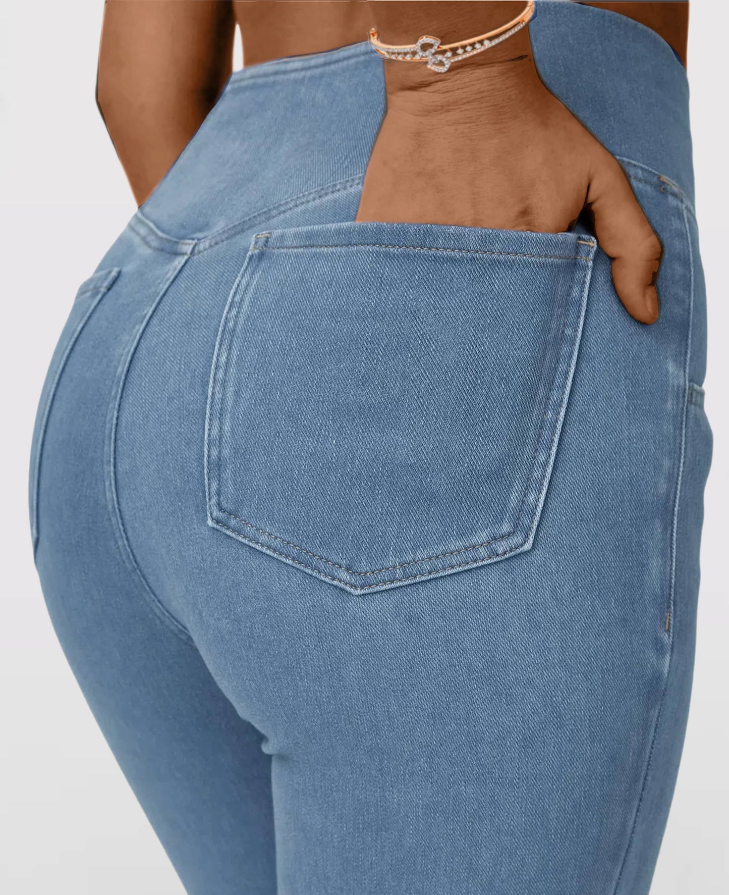 Crossed High Waist Jeans [LAST DAY OF SALE 🔥]