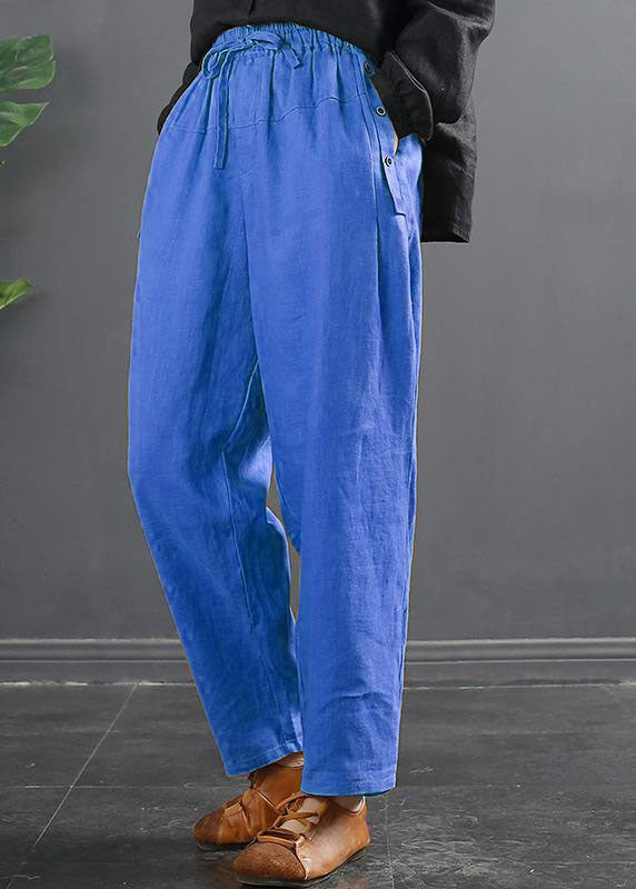 Französische Frühlingshose mit weitem Bein, einzigartige gelbe Inspiration, elastische Taille, wilde Hose