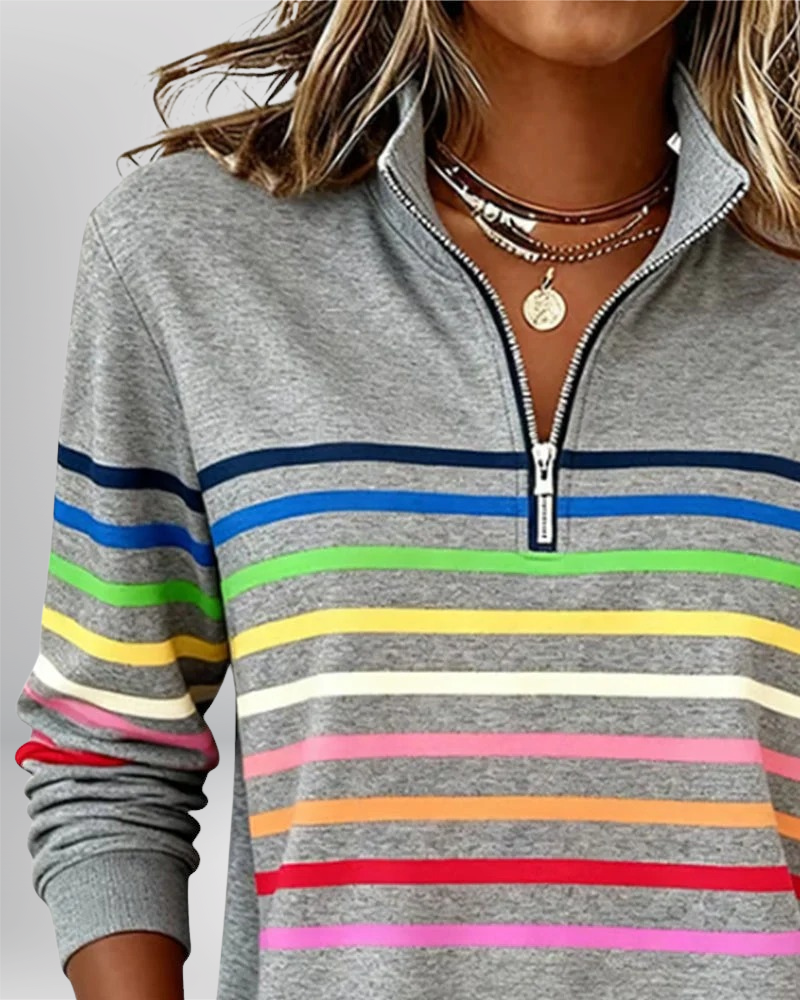 Luandy - Elegant Zip Jumper