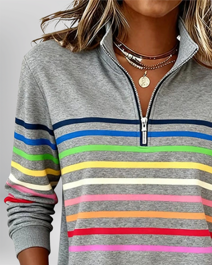 Luandy - Elegant Zip Jumper