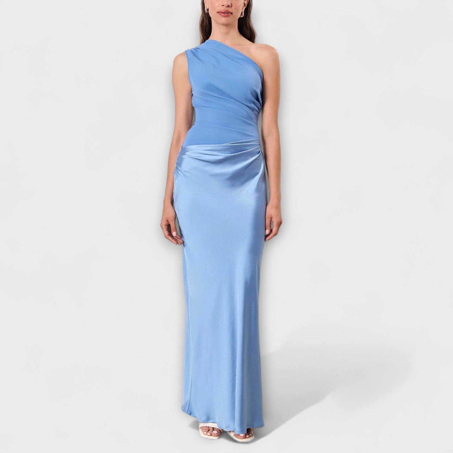 Maxi Dress with One Shoulder