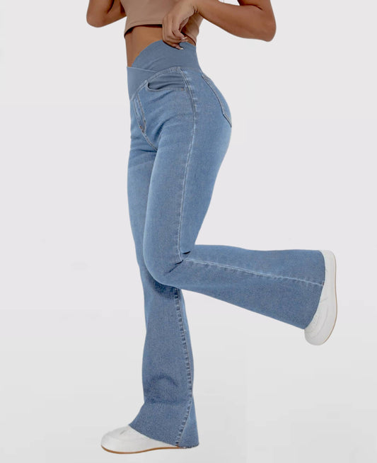 Crossed High Waist Jeans [LAST DAY OF SALE 🔥]