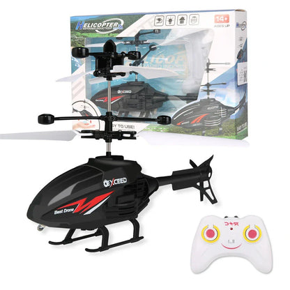 Flying Helicopter Toys USB Rechargeable Induction Hover Helicopter With Remote Control For Over Kids Indoor And Outdoor Games