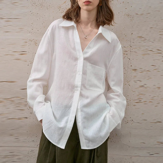 Classic Linen Shirt for Women