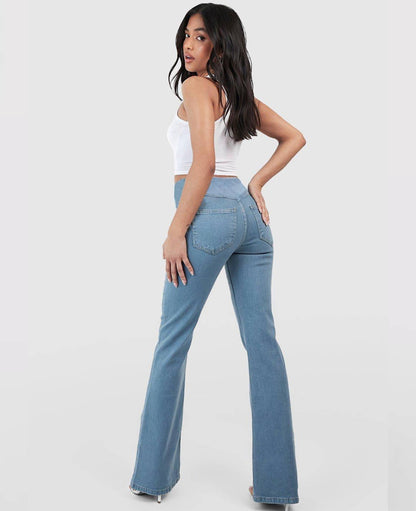 Crossed High Waist Jeans [LAST DAY OF SALE 🔥]