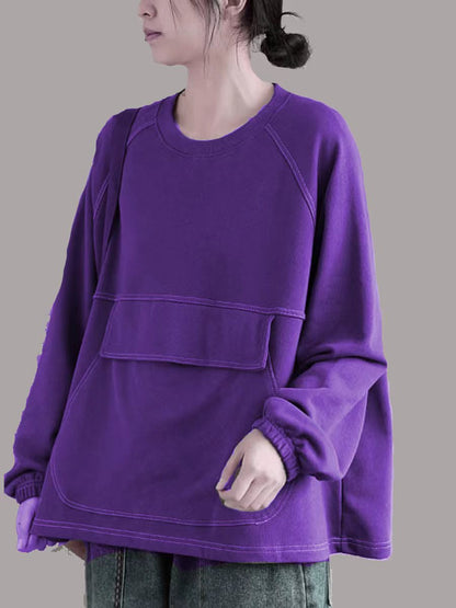 Frauen O Neck Patchwork Frühling Kleidung Inspiration Grün Shirts