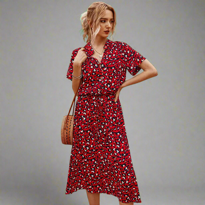Summer Dress Made from Exquisite Fabric