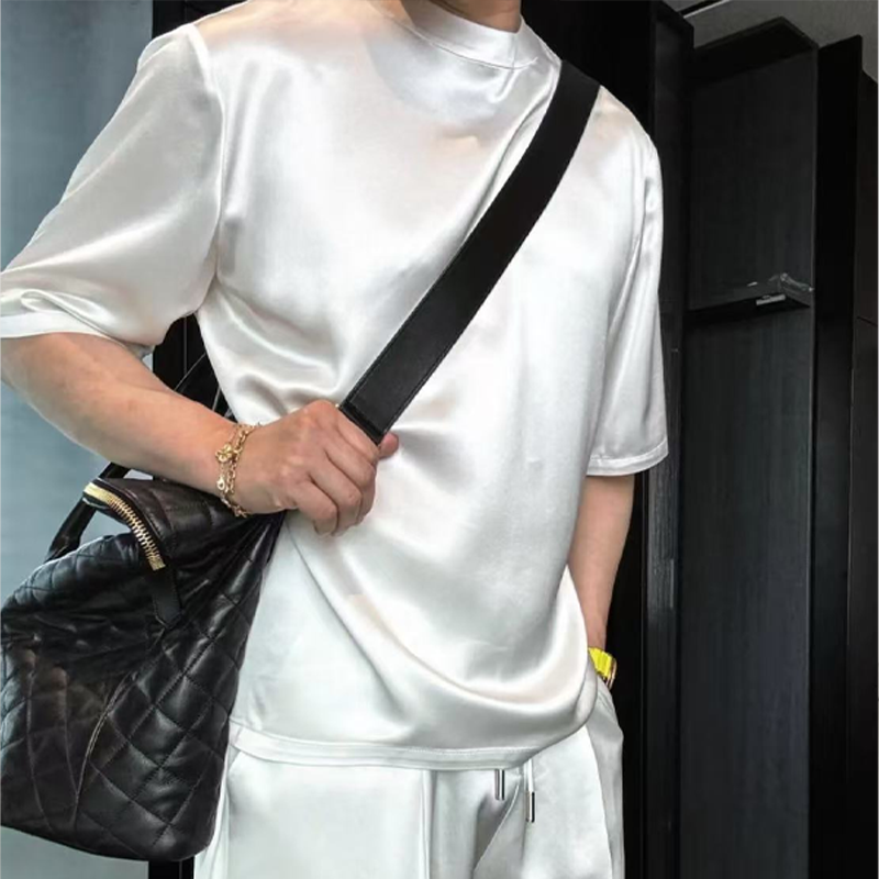 Men's Casual Solid Top & Shorts 2-Piece Set