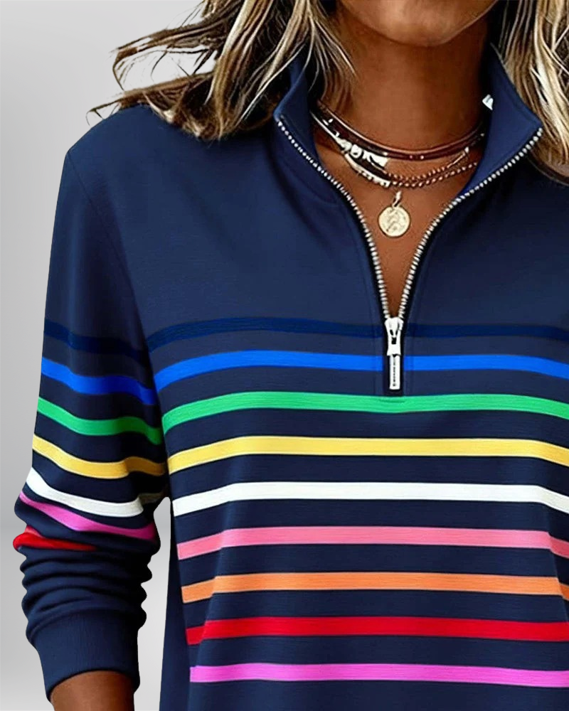 Luandy - Elegant Zip Jumper