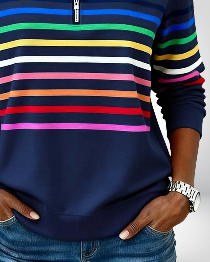 Luandy - Elegant Zip Jumper