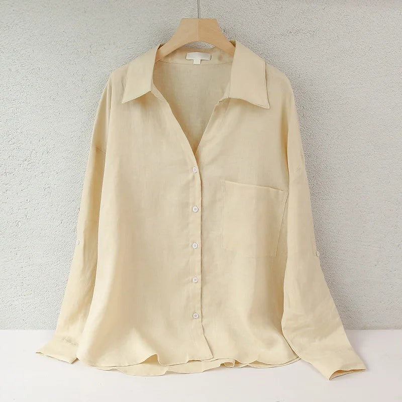 Classic Linen Shirt for Women
