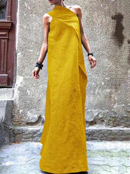 100% marineblaue Baumwoll-Leinen-Steppkleidung, ärmellose Patchwork-Love-Kleider