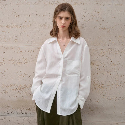 Classic Linen Shirt for Women