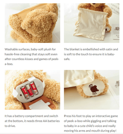 Smoothing the mood plush bear