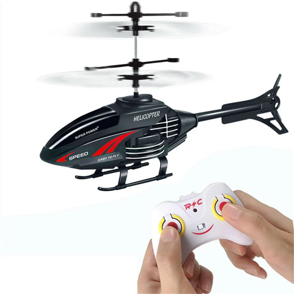 Flying Helicopter Toys USB Rechargeable Induction Hover Helicopter With Remote Control For Over Kids Indoor And Outdoor Games