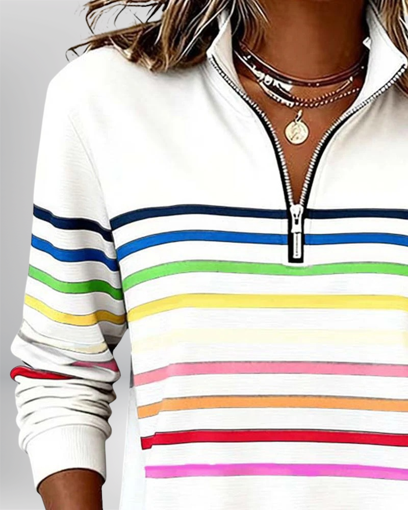 Luandy - Elegant Zip Jumper