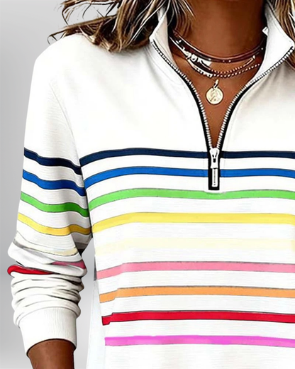 Luandy - Elegant Zip Jumper