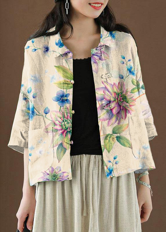 Wunderschönes grünes Sommer-Leinentop mit Peter-Pan-Kragen und Taschen