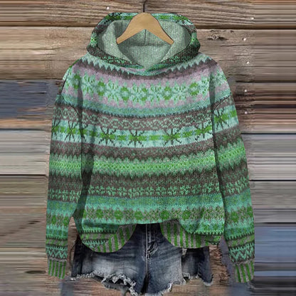 Ethnischer Retro-Hoodie