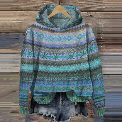 Ethnischer Retro-Hoodie