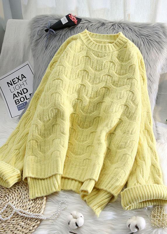 Aesthetic pink crane tops low high design casual spring knit tops - SooLinen