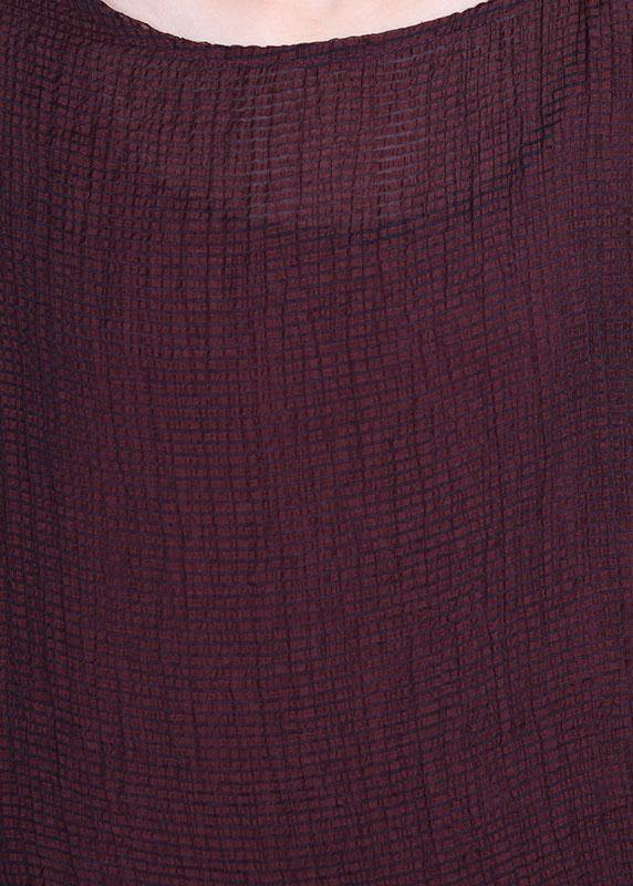 Art Black Elegant Asymmetrical O-Neck Summer Dresses Two Pieces Set - SooLinen