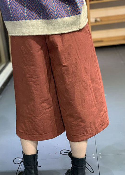 Art Schwarze Taschen Feine Baumwolle Gefüllte Hose Winter