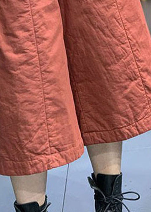 Art Schwarze Taschen Feine Baumwolle Gefüllte Hose Winter