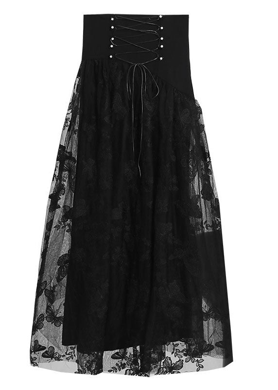 Art Black tie taille Schmetterling Tüllrock Frühling