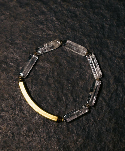 Art Colorblock Alloy Crystal Patchwork Unisex Bracelet