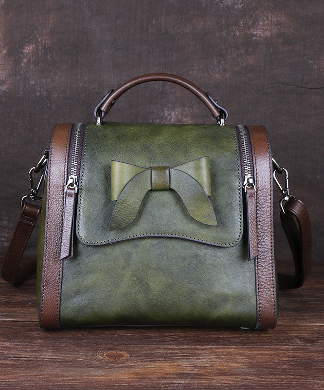 Kunst Rot Braun mode bogen Paitings Kalbsleder Messenger Bag