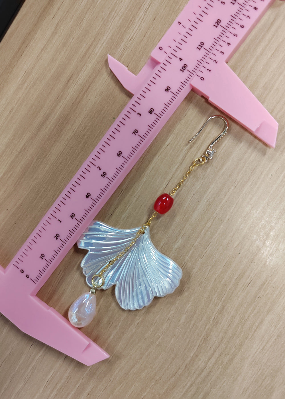 Art Shell Wassertropfen Acryl Tropfen Ohrringe