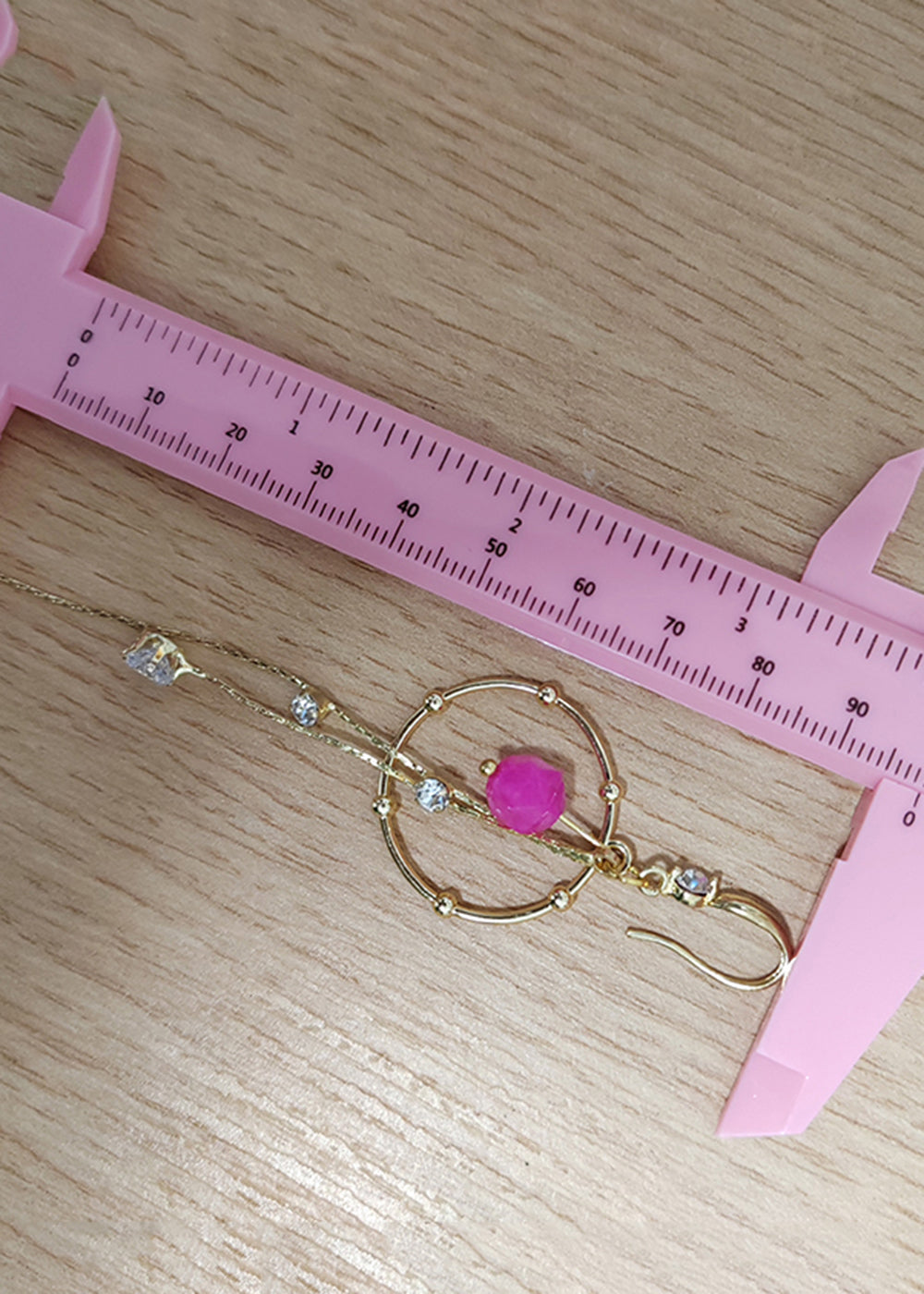 Art Zirkon Quasten 14K Gold Lange Tropfen Ohrringe 2024 neue stil