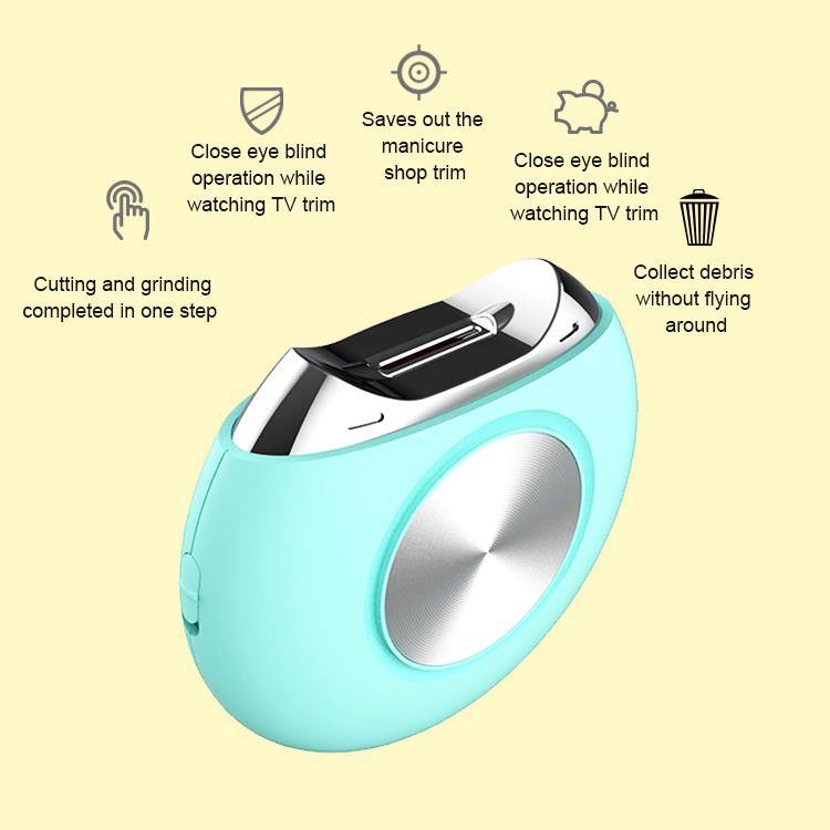 Friendly With Poor Eyesight Person-Electric Automatic Nail Clipper Cutter Trimmer Nail Cutter Manicure Pedicure Clipper Nail Trimmer Scissors Infant Grooming Tools - SooLinen