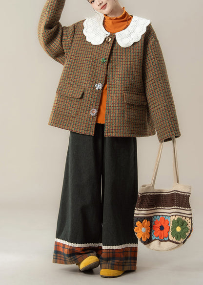 Conjunto de camiseta y pantalón de lana para otoño e invierno.