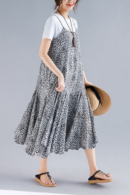 Strand schwarzes Blumenkleid stilvolle Arbeitsoutfits Spaghettiträger Bademäntel Sommerkleid