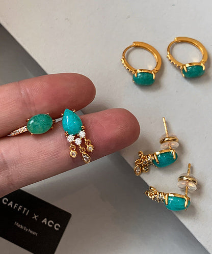 Beautiful Ethnic Style Fine Turquoise Drop Earrings
