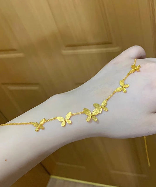 Wunderschöne vergoldete Halskette mit Blumenprinzessin aus Sterlingsilber