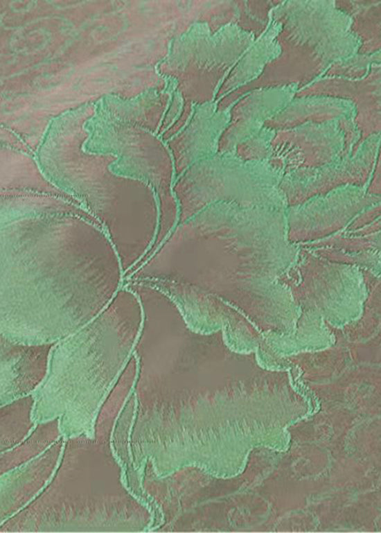 Beautiful  Yellow Text Mandarin Collar Button Print Silk Shirt Top Spring