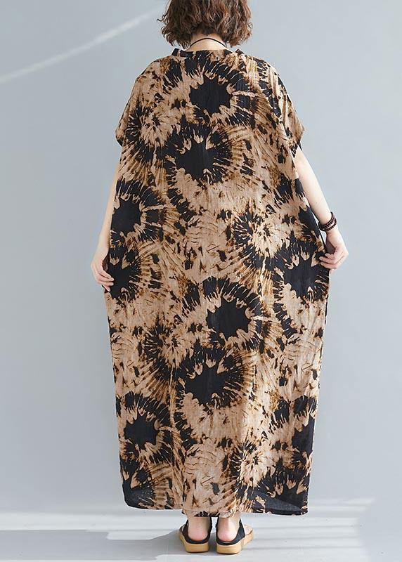 Beautiful V Neck Baggy Inspiration Print Shirts - SooLinen