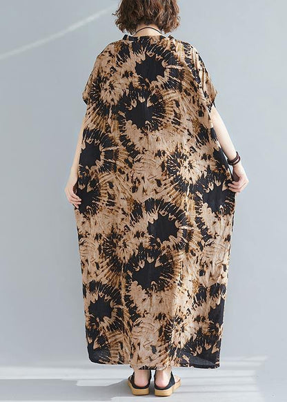 Beautiful V Neck Baggy Inspiration Print Shirts - SooLinen