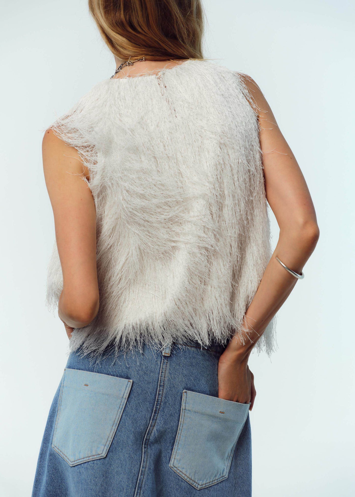 Beautiful White O-Neck Tassel Blouses Summer