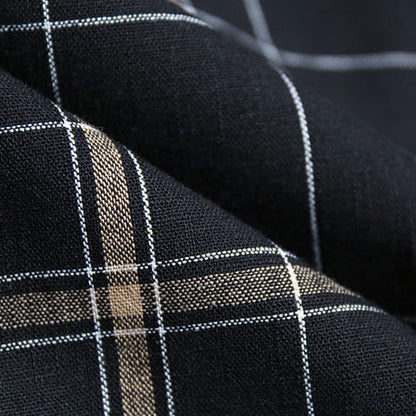 Wunderschönes schwarzes Baumwoll-Outfit Plus Size Fabrics Patchwork Kaftan Frühlingskleid