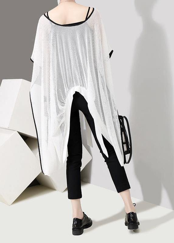 Beautiful quilting clothes plus size Women Fashion Loose Chiffon Sun Protective Blouse - SooLinen