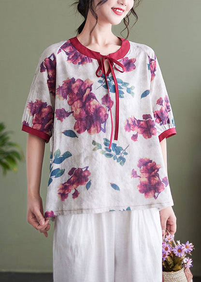 Schönes grünes Print-Kleid mit Rüschen, asymmetrisch, Übergröße